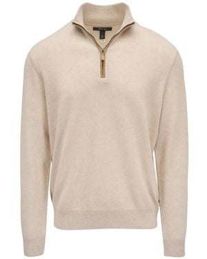 Ralph Lauren Half--Zip Cashmere Jumper - White