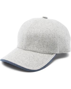 Barba Napoli Gorra de béisbol de fieltro - Blanco