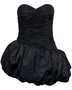 Stolen Stores Balloon Draped Mini Dress - Black