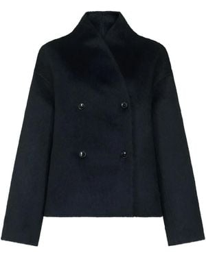 Loulou de Saison Wes Double-Breasted Jacket - Blue