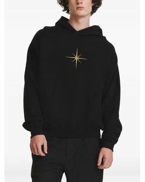 IRINA VOINEA Embroidered Hoodie - Black