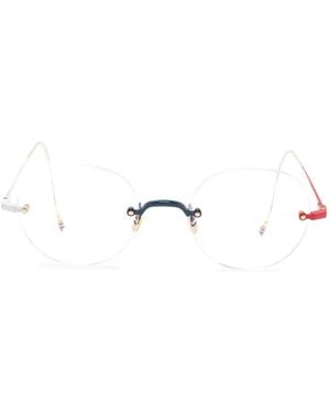 Thom Browne Gafas Con Montura Oval - Azul