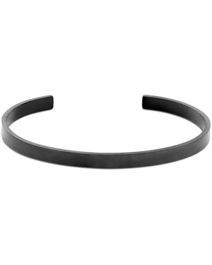 Roderer Stainless Steel Cuff Bracelet - White