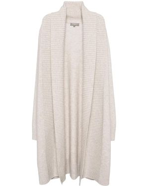 N.Peal Cashmere Abbey ロングカーディガン - ホワイト