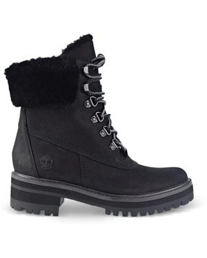 Timberland Shearling Courmayeur Valley Boots - Black