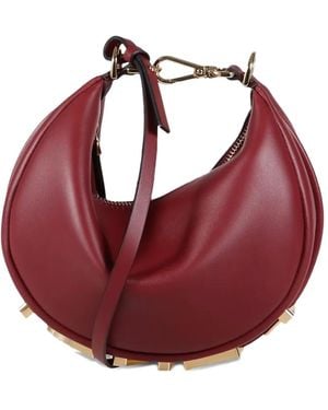 Fendi Graphy Logo Shoulder Bag - Red
