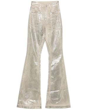 Rick Owens Bolan Metallic Jeans - Naturel