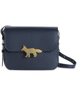 Maison Kitsuné Borsa Edie Mini - Blu