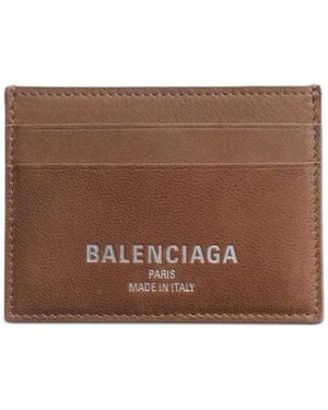 Balenciaga Kartenetui Aus Karamelll - Braun