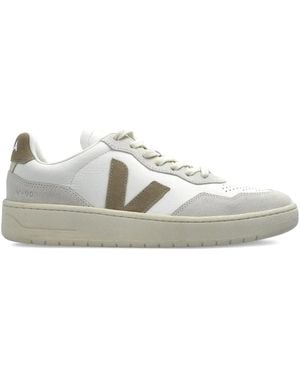 Veja V-90 Leather Trainers - White