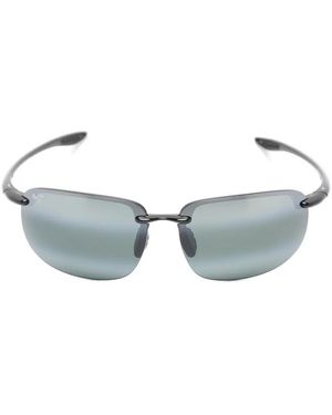 Maui Jim Hookipa Xlarge Round-Frame Sunglasses - Black