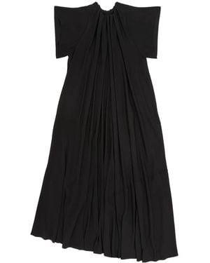 MM6 by Maison Margiela Asymmetric Maxi Dress - Black