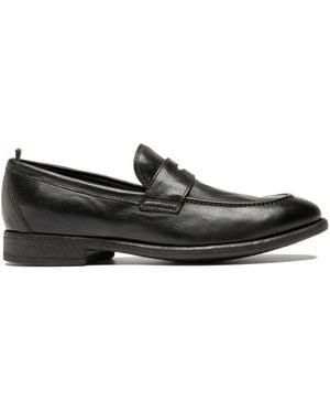 Officine Creative レザーローファー - ブラック