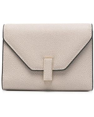 Valextra Iside Fold Wallet - Grey