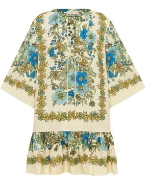 ALÉMAIS Sophia Linen Mini Dress - Natural