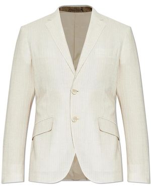 Etro Gestreiftes Sakko - Weiß