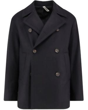 Hevò Chaqueta Trani con doble botonadura - Negro