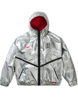 Nike X Palace England Anthem Hooded Jacket - Grey