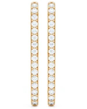 LOEV 14Kt Allday Diamond Ear Cuffs - White