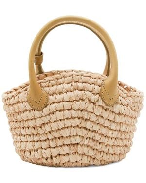 Helen Kaminski Raffia Shopper - Metallic