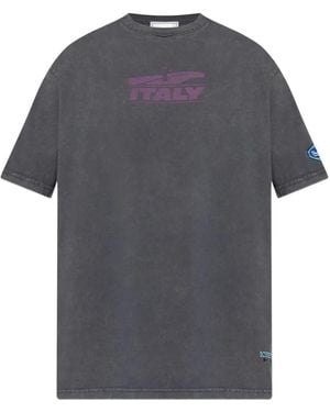 Iceberg Graphic-Print T-Shirt - Grey