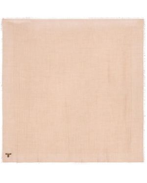 Loro Piana Crest Fringed Shawl - Natural