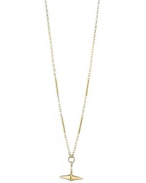 Monica Rich Kosann Points North Toggle Necklace - White