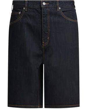 thisisneverthat Shorts Denim Con Ricamo - Blu