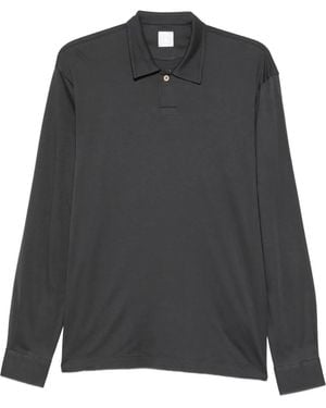 Eleventy Langärmeliges Poloshirt - Grau