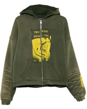 Enfants Riches Deprimes Hoodie Met Rits - Groen