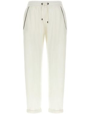 Brunello Cucinelli Monile Track Trousers - White