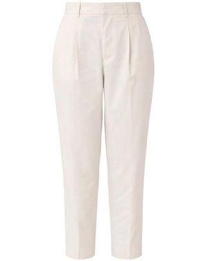 PT Torino Torino Daz Slim-Cut Tailored Trousers - White