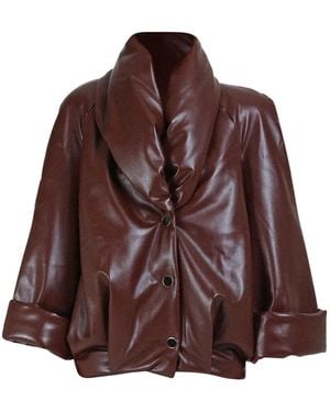 ROWEN ROSE Button-Fastening Jacket - Brown