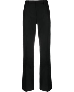 Philosophy Di Lorenzo Serafini Pressed-Crease Straight-Leg Trousers - Black