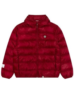 Aape By A Bathing Ape Aapenow Moonface Hooded Jacket - Red