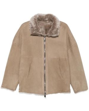 Giorgio Brato Zip-Up Jacket - Natural