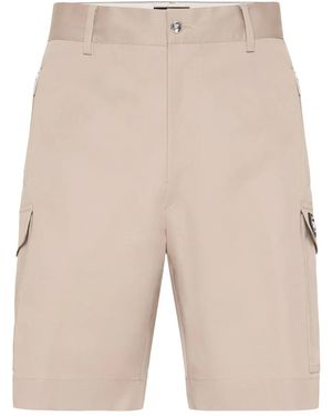 Philipp Plein Cargo Shorts - Natural