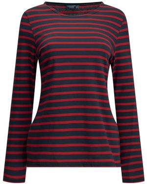 Saint James Striped Long-Sleeve T-Shirt - Purple