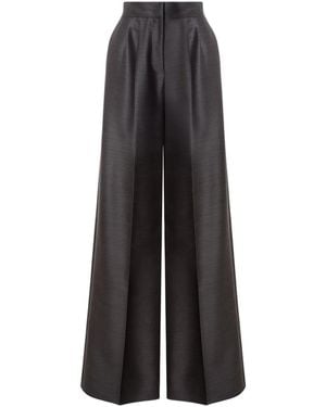 Alberta Ferretti Hose mit hohem Bund - Grau