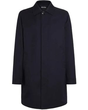 ZEGNA Trofeo Elements Trenchcoat - Blau