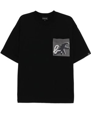 SPORT b. by agnès b. Jacquard Pocket T-shirt - ブラック