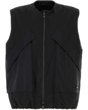 Tatras Oversized Zip Gilet - Black