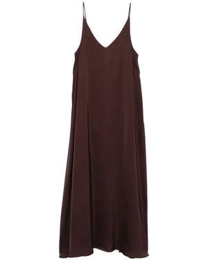 Christian Wijnants Dova V-Neck Spaghetti-Strap Midi Dress - Purple