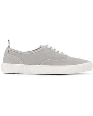 Thom Browne Heritage Canvas Trainers - White