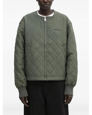 Carhartt W Elma Quilted Zip Jacket - Gray