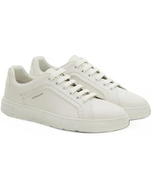 Ferragamo Low-Top Sneakers - White
