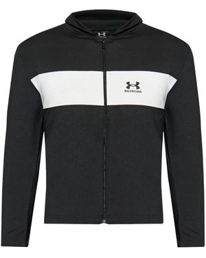 Balenciaga X Under Armour ロゴ パーカー - ブラック