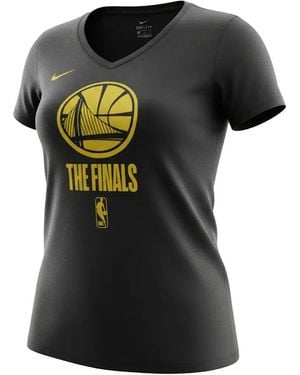 Nike Nba Golden State Warriors Printed T-Shirt - Black