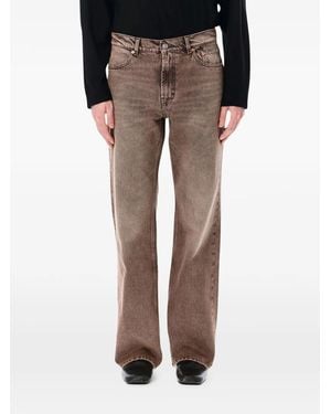 Our Legacy Carlson Cut Straight-Leg Jeans - Brown
