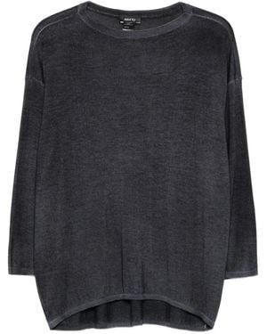 Avant Toi Three-Quarter Sleeve Sweater - Black